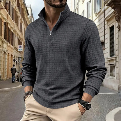 Suéter Montreall™ com Design Minimalista e Caimento Slim