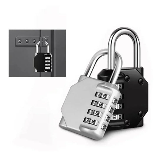 [COMPRE 1 E LEVE 3] Cadeado de Pertences MasterCode™ com Senha de 4 Dígitos / Segurança e Versatilidade para Seus Malas e Armários!