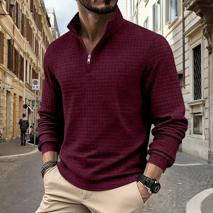 Suéter Montreall™ com Design Minimalista e Caimento Slim