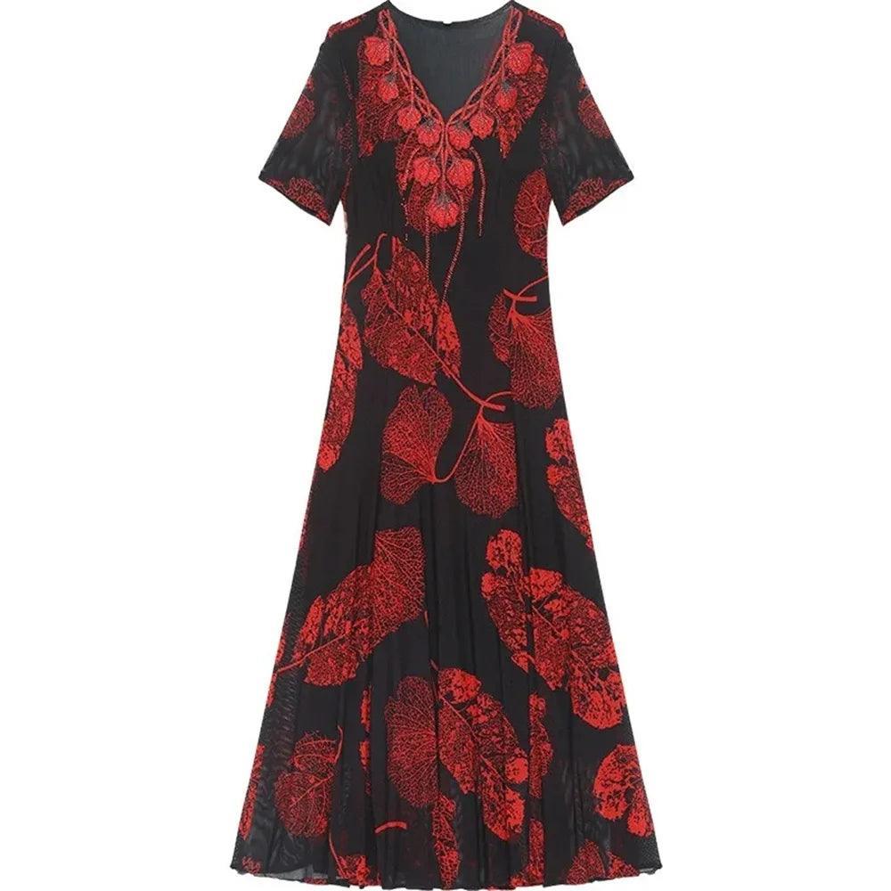 Vestido Vitória-Régia™ Essência Floral / A Harmonia Perfeita entre Conforto e Sofisticação!