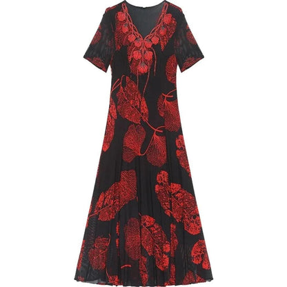 Vestido Vitória-Régia™ Essência Floral / A Harmonia Perfeita entre Conforto e Sofisticação!