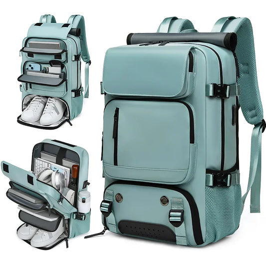 Mochila 3 em 1 NomadPack™ com Grande Capacidade, Porta USB e Antifurto / Praticidade, Segurança e Estilo para sua Jornada!