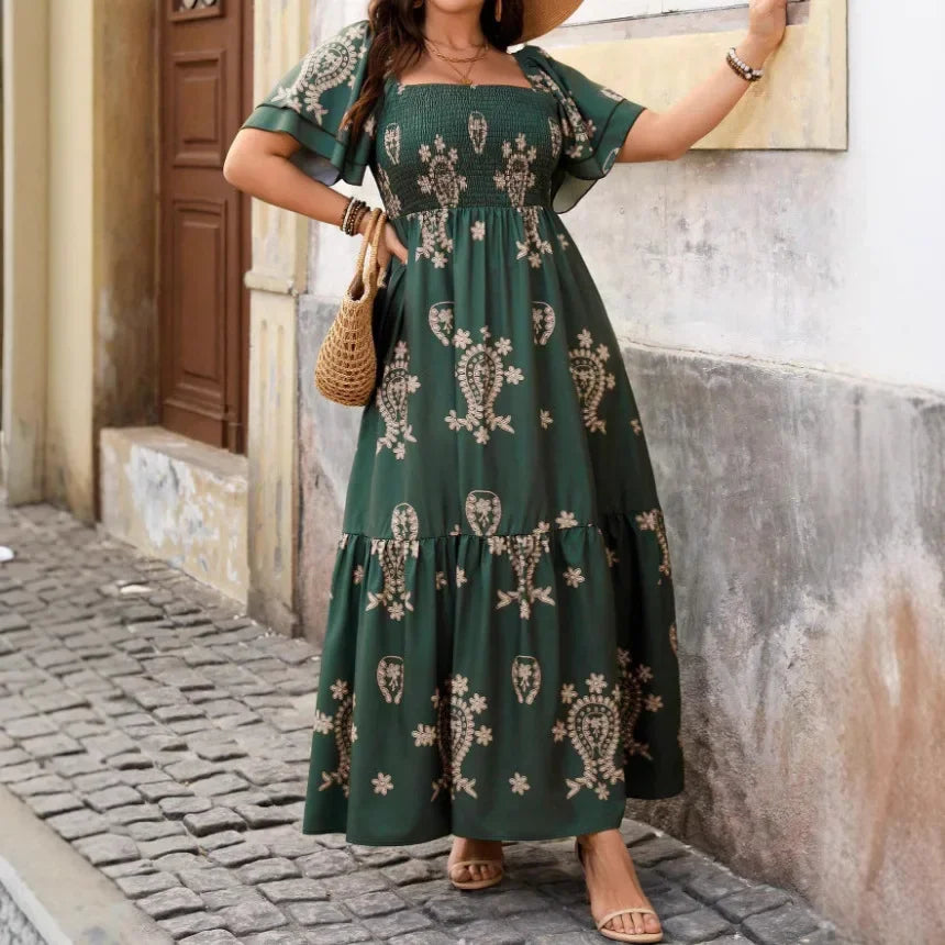 Vestido Elaris™ com Conforto Natural e Presença Delicada