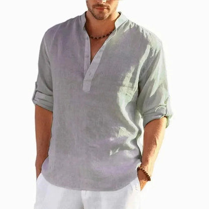 Camisa Em Linho Alto Padrão - Classe A / Toque de Sofisticação Que Seu Guarda Roupas Merece!