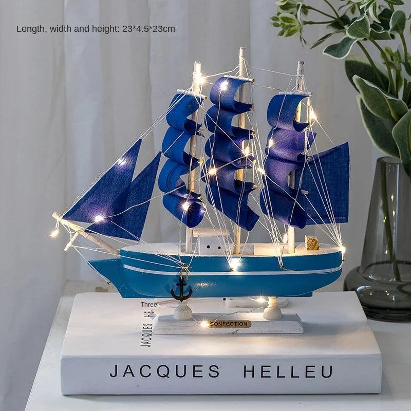 Barco Decorativo Veleiro - Orgulho Naval / A Opção Perfeita Para Decorar Qualquer Ambiente!