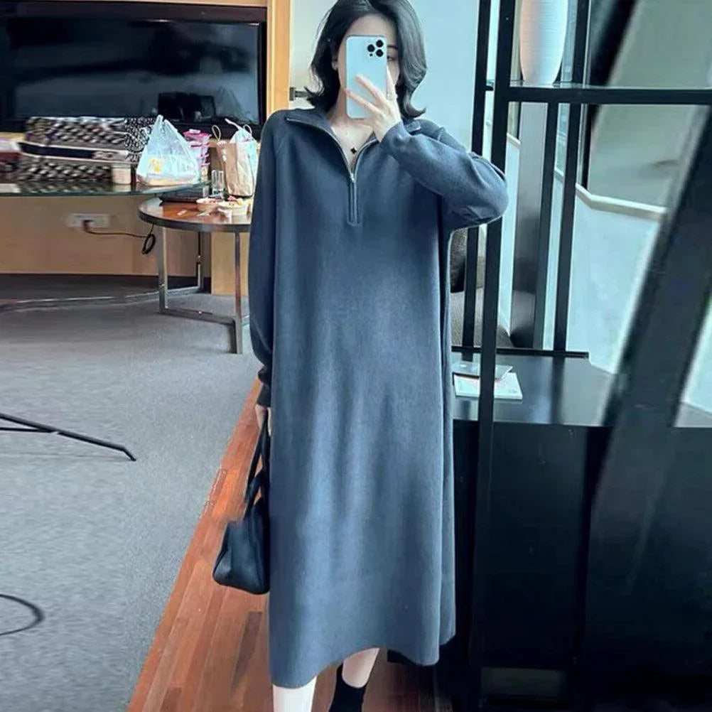 Vestido BellaMadame™ em Tricot Canelado / Conforto e Elegância para Todas as Ocasiões!