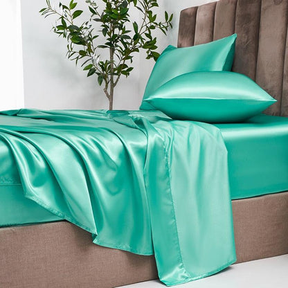 Jogo de Cama em Cetim 4 pçs - LuxorSilk / Onde o Luxo Encontra o Conforto!