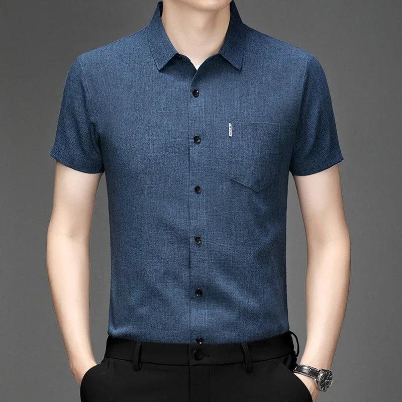Camisa Social Belmond™ em Algodão de Alta Qualidade / Elegância e Conforto para o Homem Sofisticado