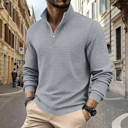 Suéter Montreall™ com Design Minimalista e Caimento Slim