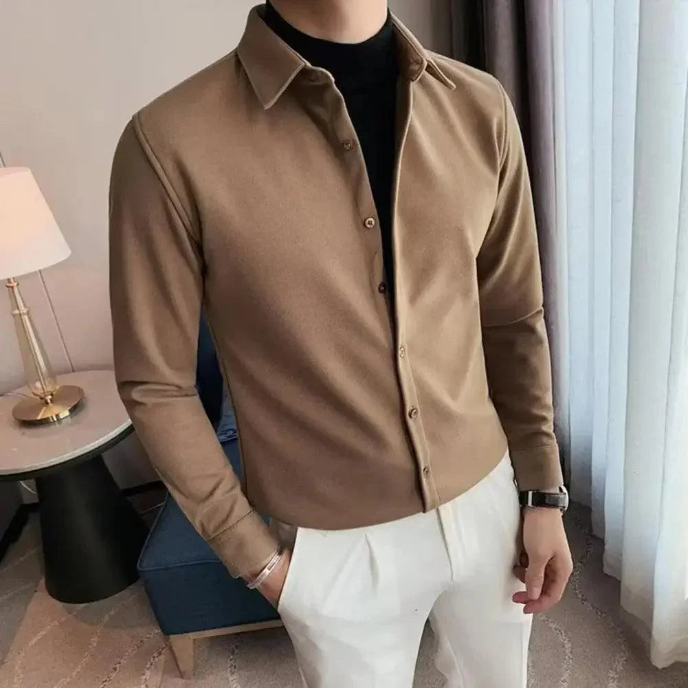 Camisa Social Knit Milão™ 2 em 1  / A Sofisticação Minimalista de Duas Peças com a Praticidade de Uma!