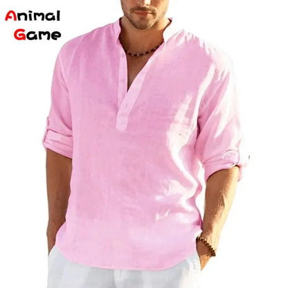 Camisa Em Linho Alto Padrão - Classe A / Toque de Sofisticação Que Seu Guarda Roupas Merece!