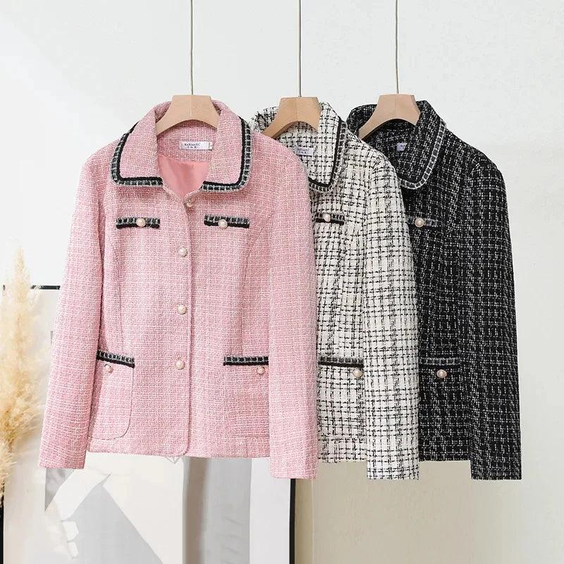 Casaquinho Francês Camille™ Estilo Blazer em Algodão / Sofisticação, Conforto e Elegância para o Inverno 2024!