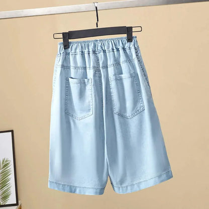 Shorts Jeans Stefan™ Super Soltinho / O Conforto e Frescor que Toda Mulher Merece!