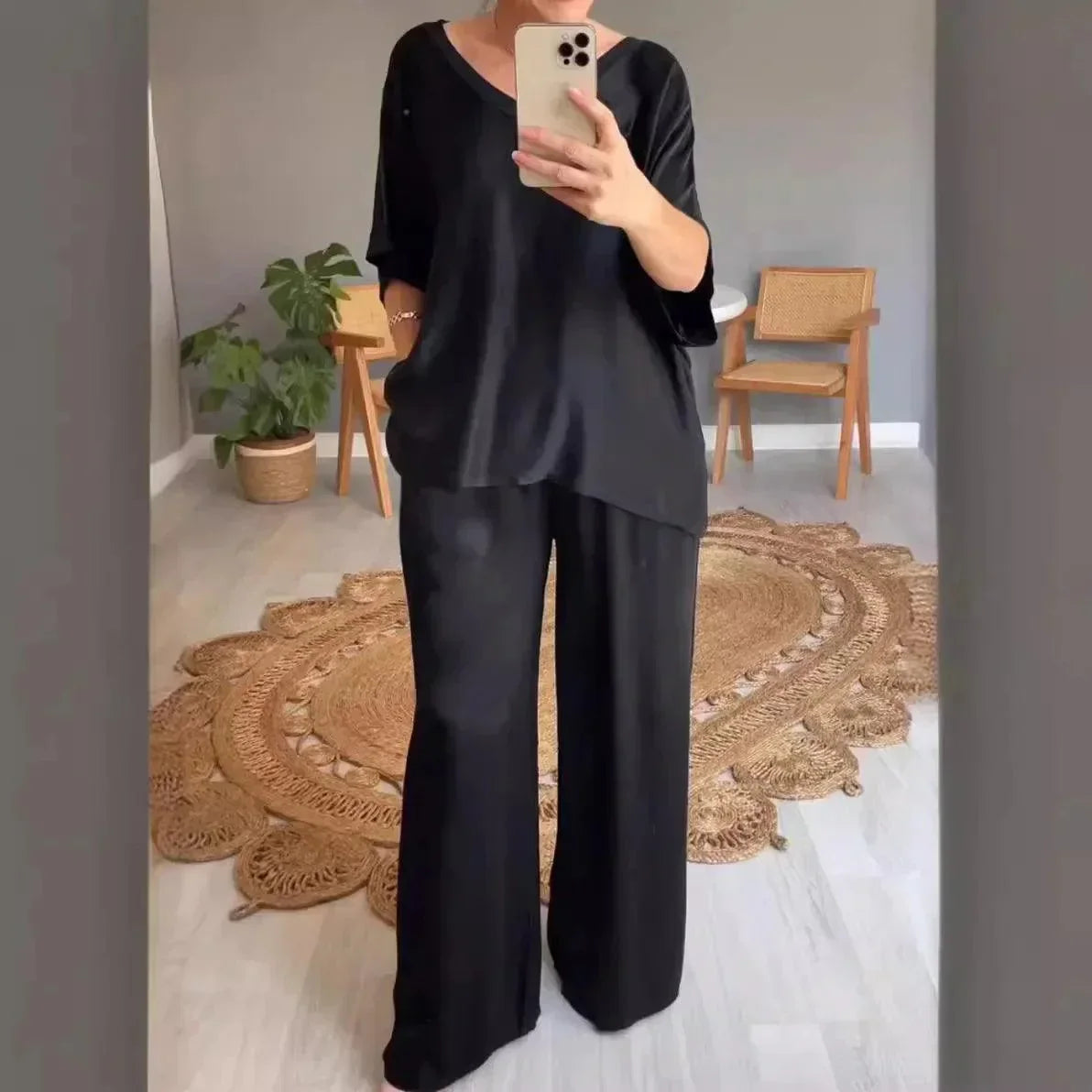 Conjunto Dubai™ em Cetim Luxuoso / Brilho, Conforto e Sofisticação para Cada Ocasião!