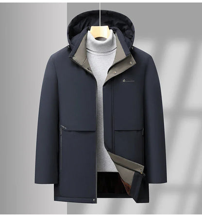 Casaco Alaska Prime™ com Forro Térmico e Design Impermeável / Estilo e Proteção em Dias de Frio Intenso!