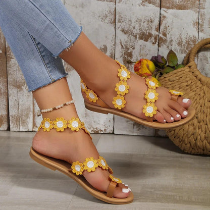 (Compre 2 e Leve 3) Kit de Rasteirinhas Flor de Veneza™ com detalhes Artesanais / A Leveza e o Frescor que seus pés Merecem!