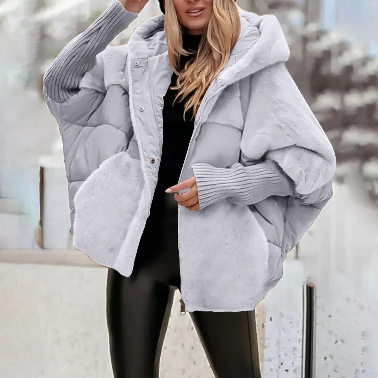 Casaco Berlin™ com Puffer Premium e Acabamento Peluciado /  Aconchego Sofisticado Para Mulheres de Presença!