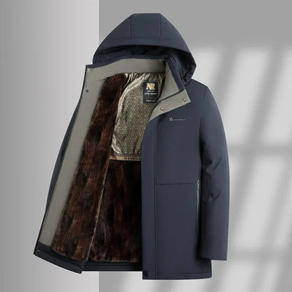 Casaco Alaska Prime™ com Forro Térmico e Design Impermeável / Estilo e Proteção em Dias de Frio Intenso!