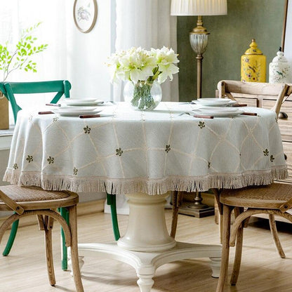 Toalha de Mesa Elegance a Prova d'água e Óleo feita em Algodão e Linho