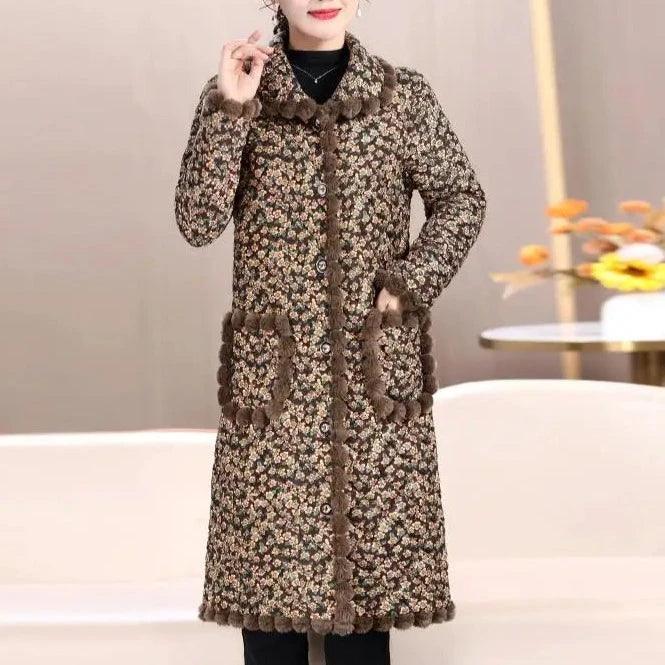Casaco Bordeaux™ em Sherpa e Algodão / Aconchego e Estilo para os Dias Mais Frios do Ano!