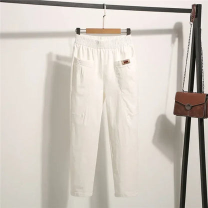 Calça Marelise™ Com Bolsos Amplos e Cós Ajustável