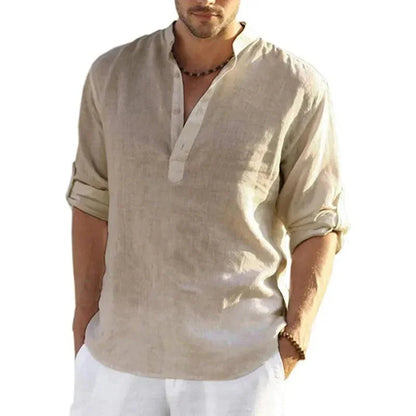 Camisa Em Linho Alto Padrão - Classe A / Toque de Sofisticação Que Seu Guarda Roupas Merece!