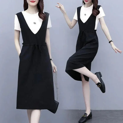 Vestido Macacão Benê em Malha Flexível –  Elegância Confortável para o Cotidiano!