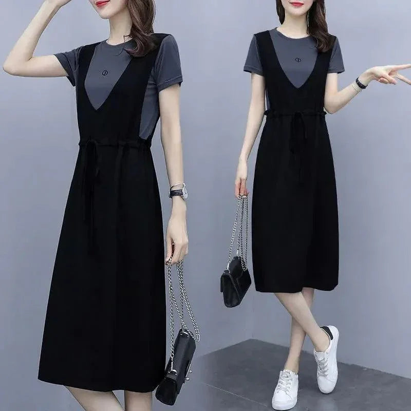 Vestido Macacão Benê em Malha Flexível –  Elegância Confortável para o Cotidiano!