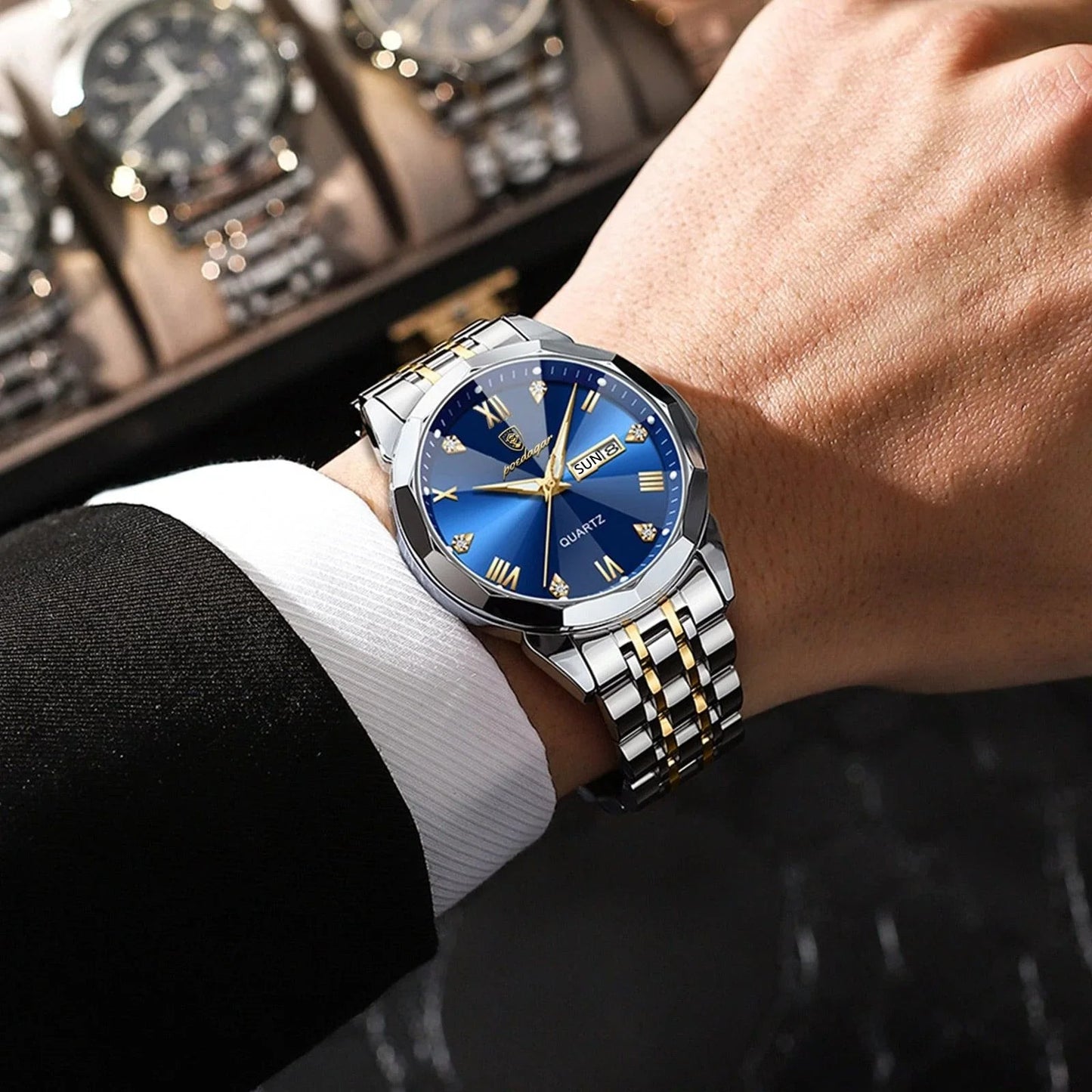 Relógio de Luxo Masculino - TimeMaster / Sinta o Poder do Tempo com o Relógio que Reflete sua Personalidade