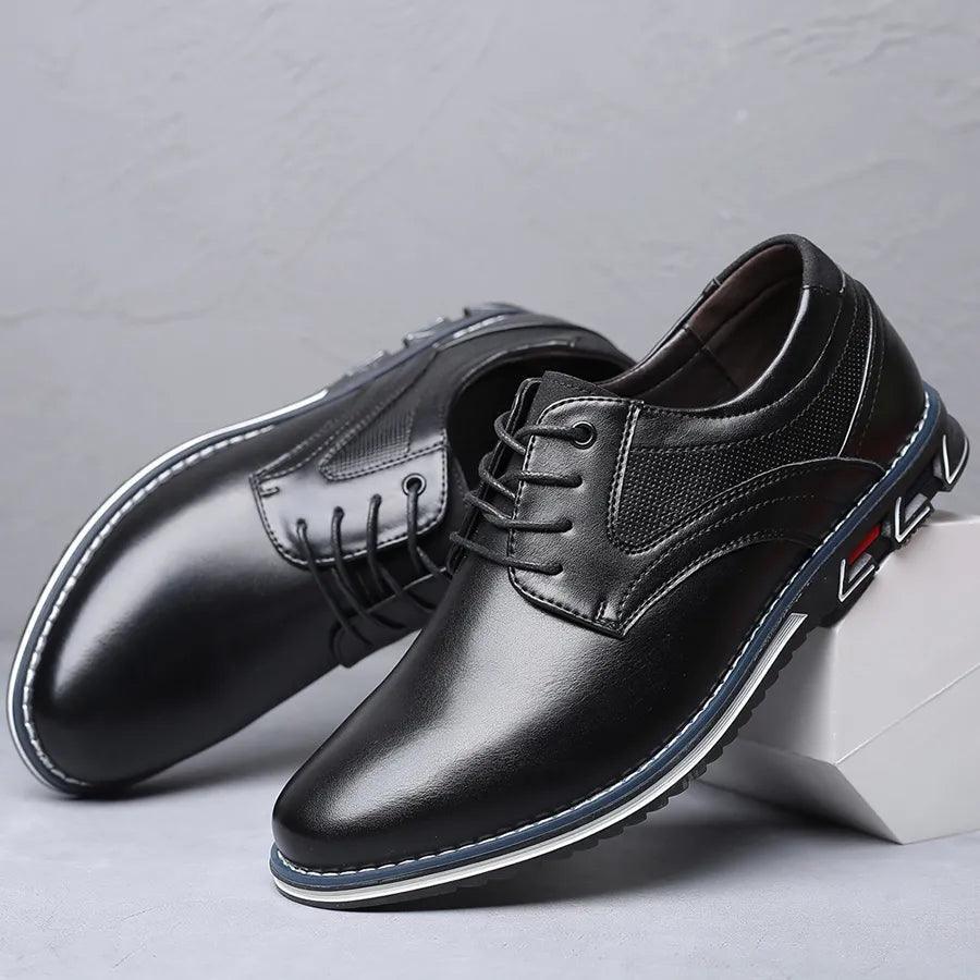 Sapato Masculino em Couro PU - Save Men  / Estilo e Conforto Unidos em Um só Sapato!