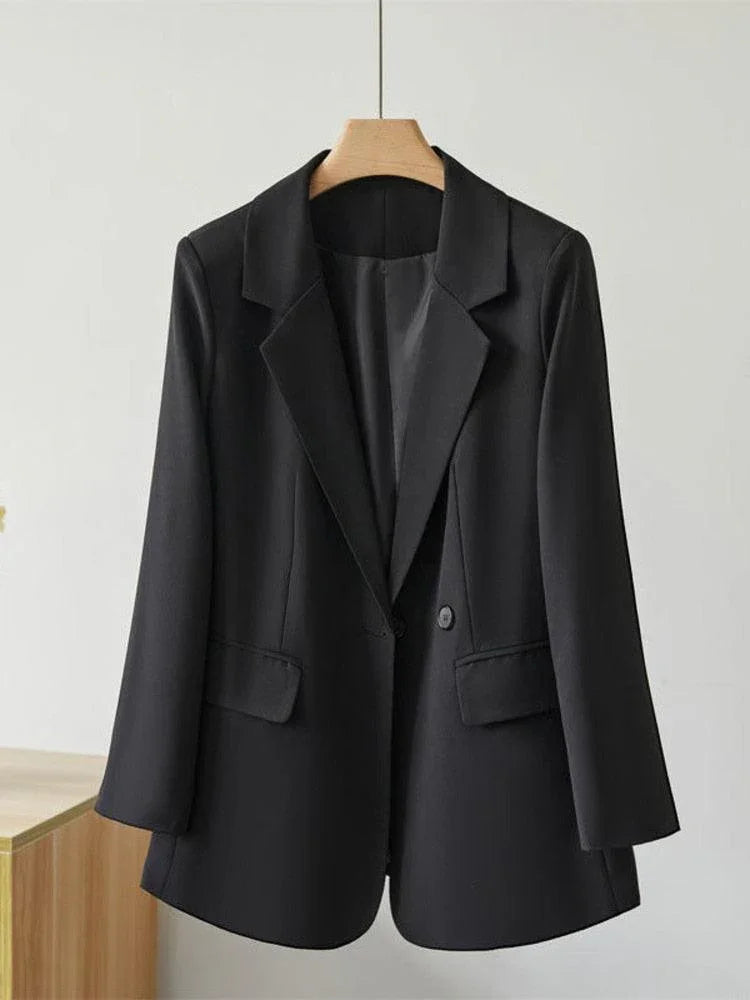 Novo Blazer Casual Chic Feminino - Elegância Minimalista Que Inspira!
