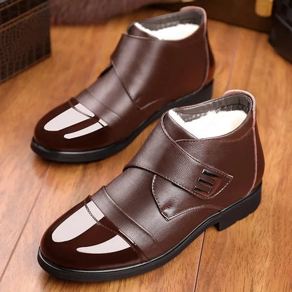 Bota Masculina Norvick™ com Forro Quente e Estrutura Reforçada / Estabilidade, Calor e Sofisticação Casual