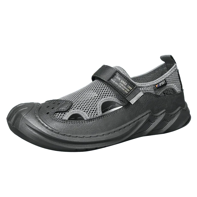 Sandália Masculina Explorer™ com Malha Respirável e Solado Ergonômico / Conforto e Estilo para Aventuras e Uso Diário!