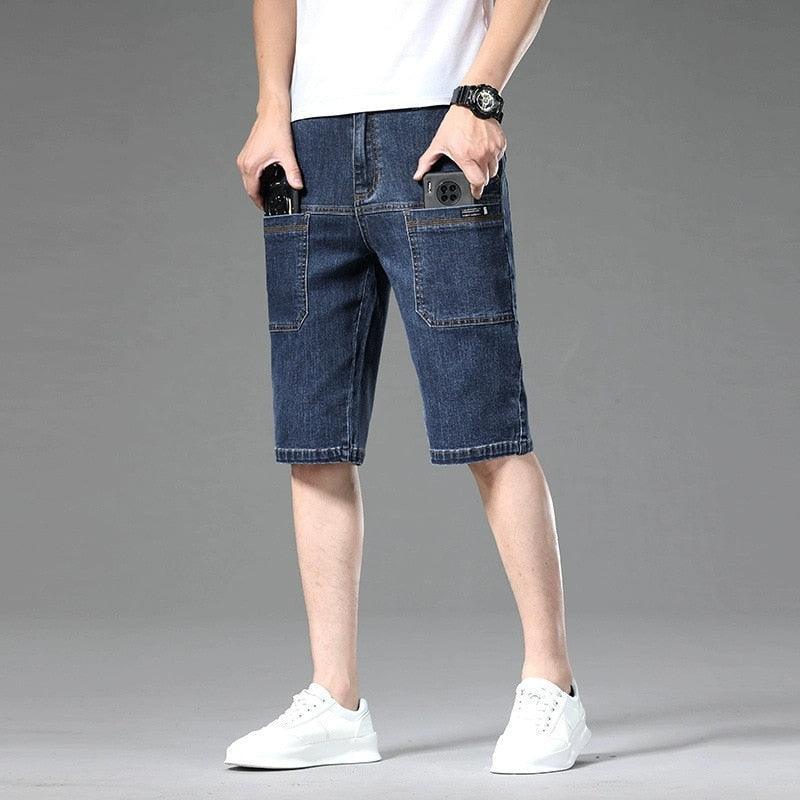 Bermuda Jeans Casual Leonidas™ / A mais versátil, confortável e estilosa para você usar no dia a dia!
