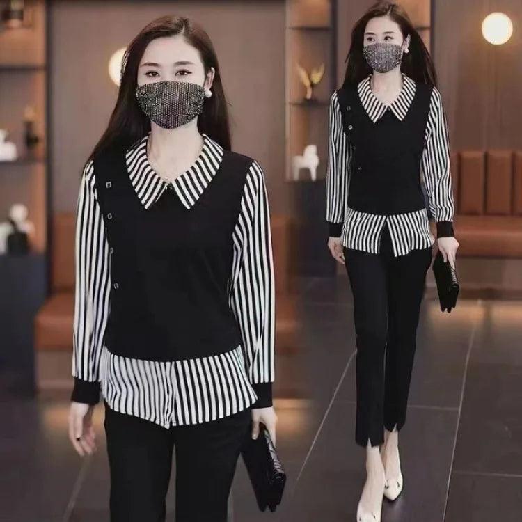 Blusinha Social Marissa™ - Elegância Singular / Design com Ilusão de Camadas!