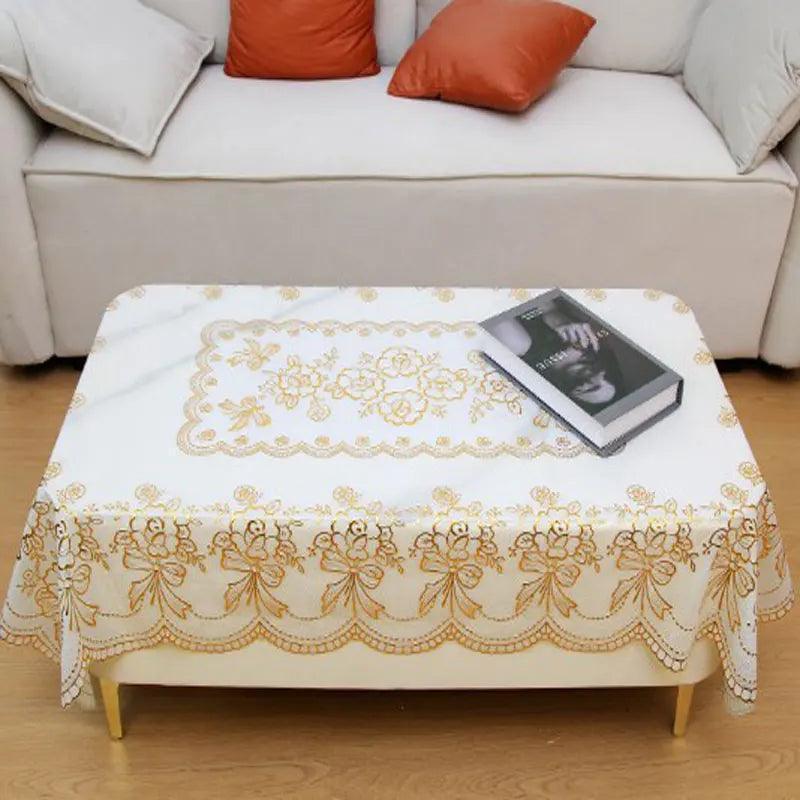 Toalha de Mesa Versailles™  Decor / Realeza e Proteção Impermeável para o seu Lar!