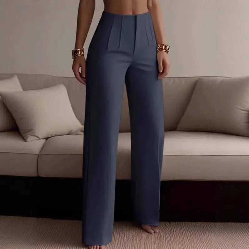 Calça Monvera™ Em Alfaiataria Premium com Cintura Esculpida