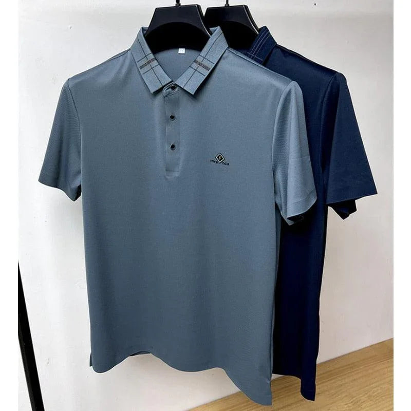 Polo Premium de Alto Padrão em Seda Gelo - Frank / Renomada no Mercado Internacional Agora Também Disponivel em Suas Mãos!