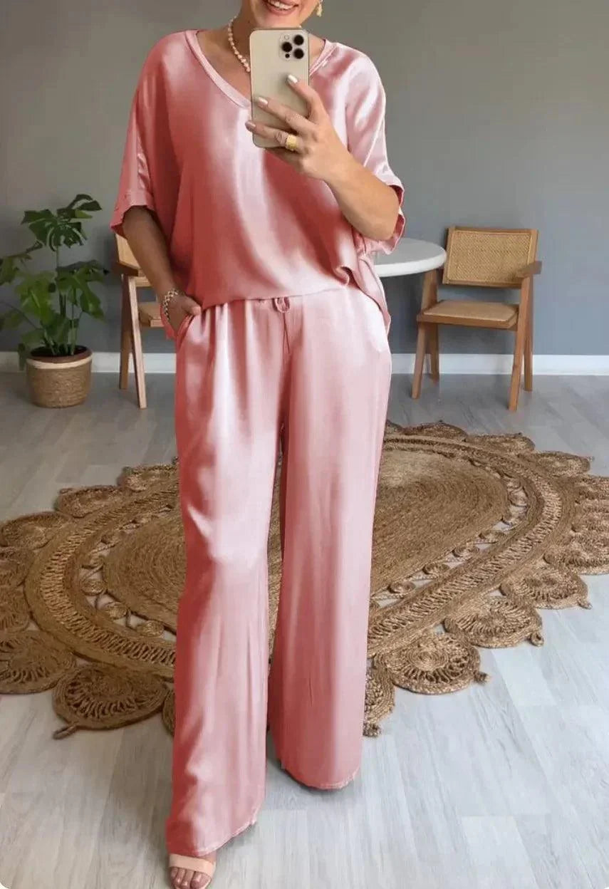 Conjunto Dubai™ em Cetim Luxuoso / Brilho, Conforto e Sofisticação para Cada Ocasião!