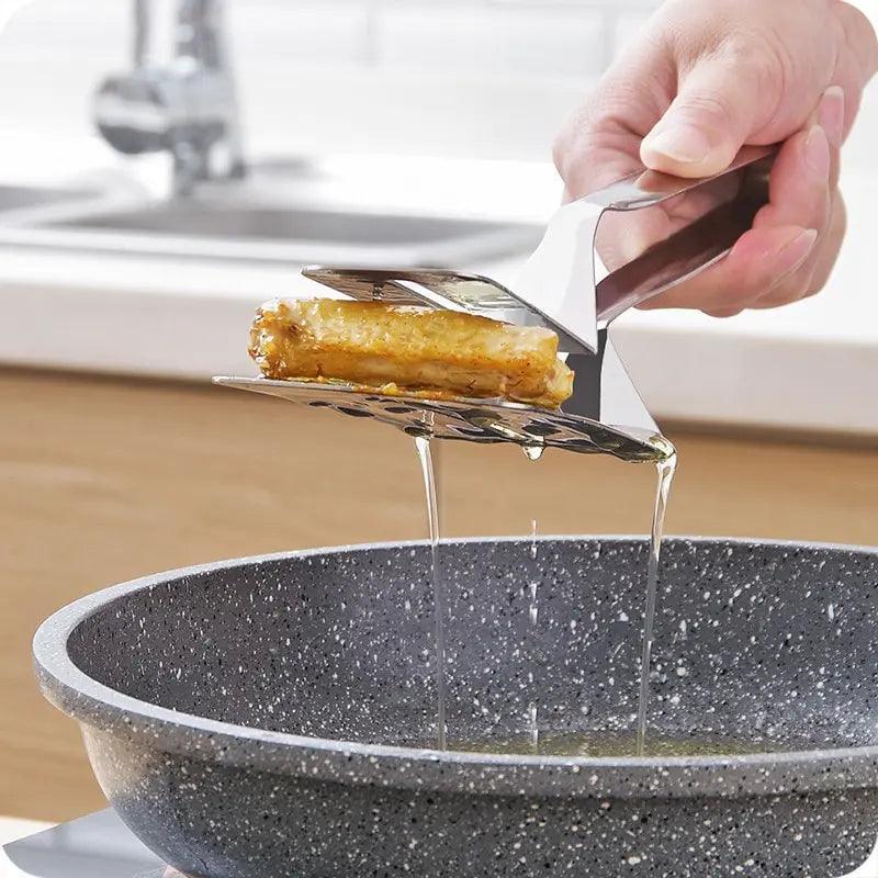 ( Compre 1 e Leve 2) Espátula Multiuso UniChef™ em Aço Inoxidável / A Versatilidade que Eleva Cada Receita!