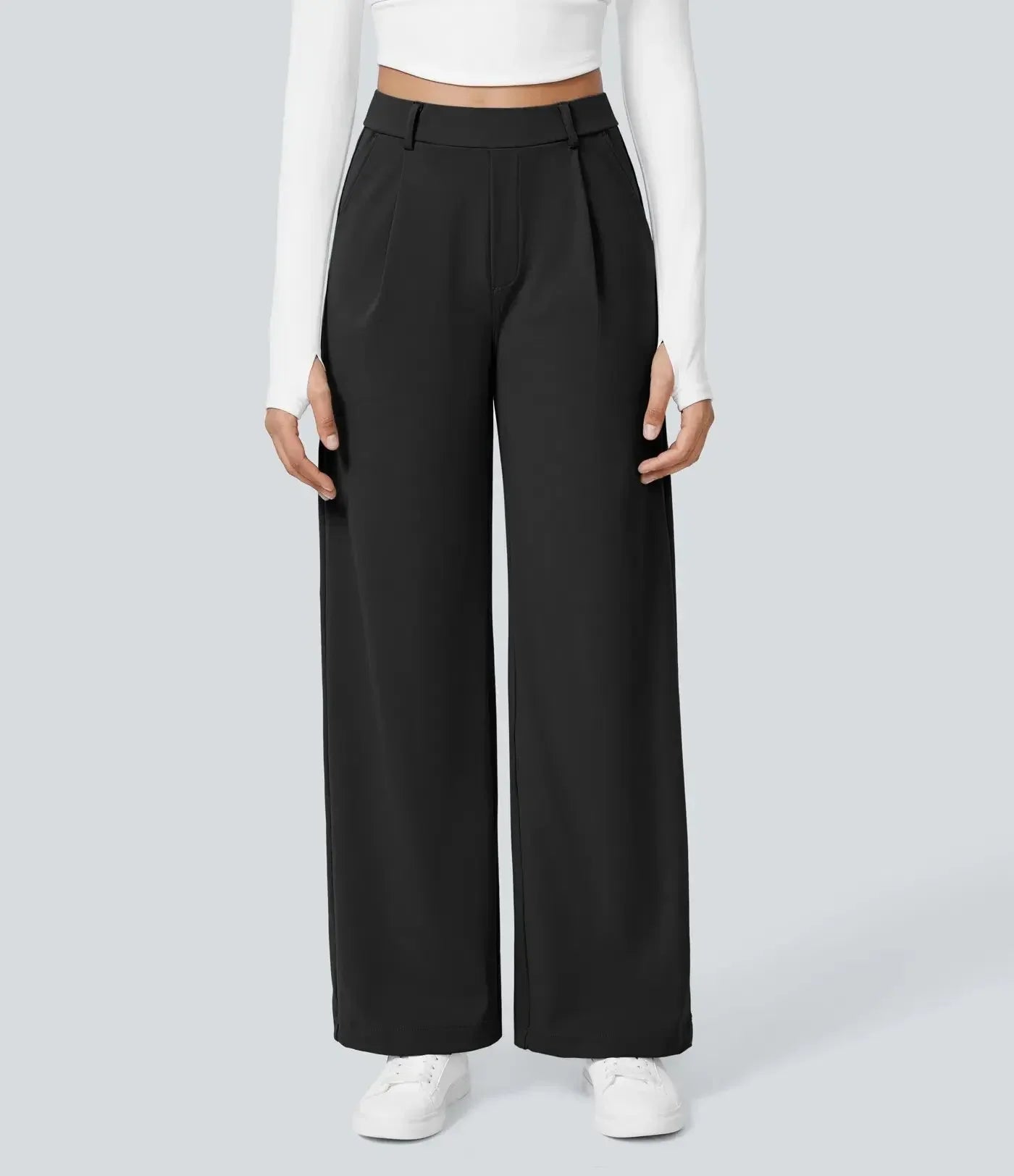 Calça Ipanema™ com Corte de Alfaiataria e Tecido Ultra Flexível / A Harmonia Perfeita entre Sofisticação e Liberdade de Movimento!