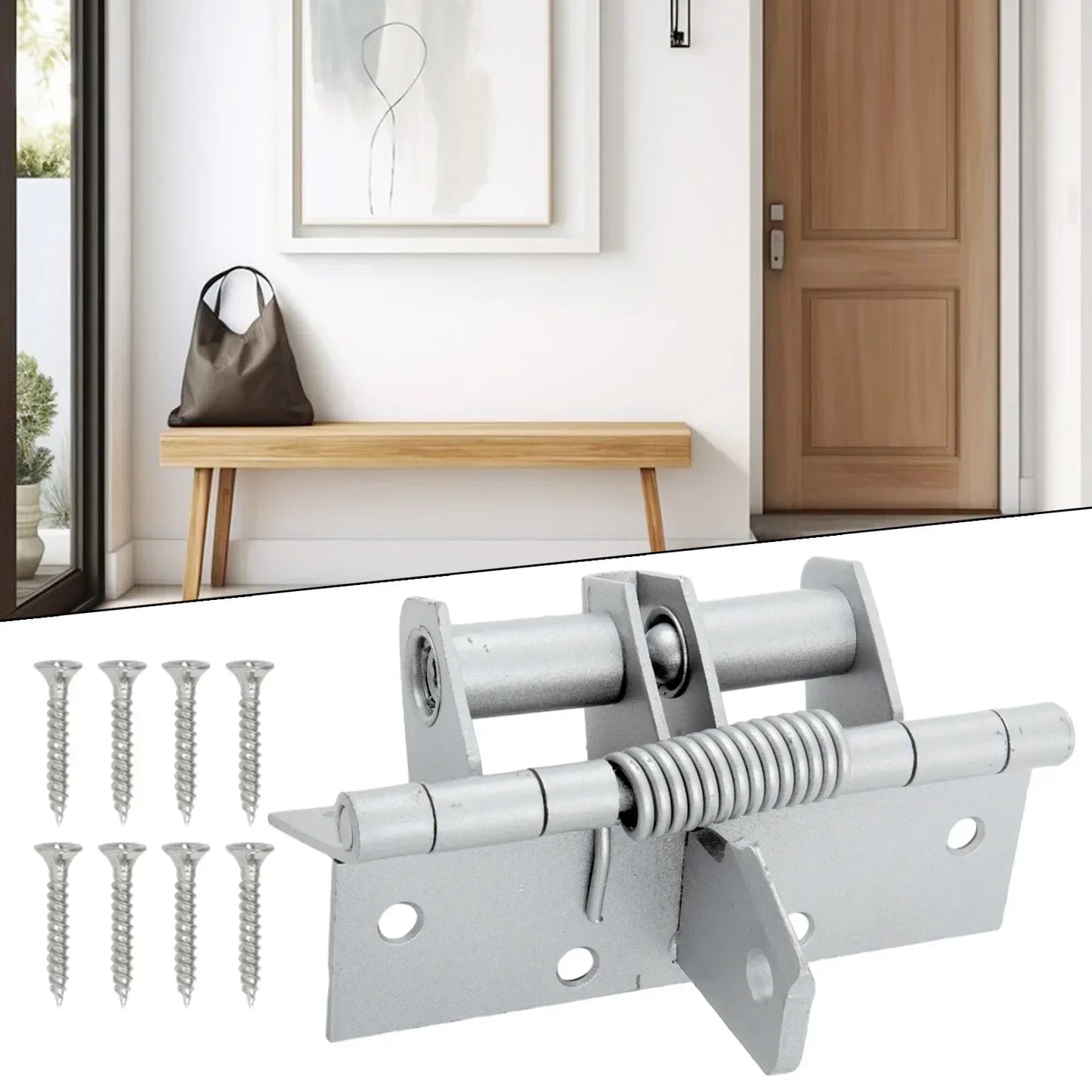 Dobradiça Automática Premium Modern House™ / Robustez e Tecnologia para o Fechamento Perfeito!