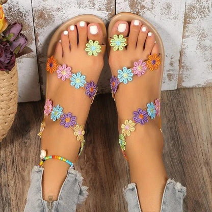 (Compre 2 e Leve 3) Kit de Rasteirinhas Flor de Veneza™ com detalhes Artesanais / A Leveza e o Frescor que seus pés Merecem!