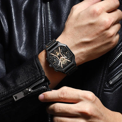 Relógio de Luxo Masculino - ChronoForce / Domine cada Momento com a Precisão Impecável deste Relógio!