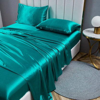Jogo de Cama em Cetim 4 pçs - LuxorSilk / Onde o Luxo Encontra o Conforto!
