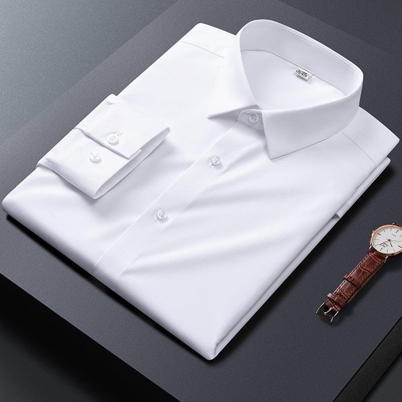 Camisa Social Lisa Em Fibra de Bambú - EcoChic / Descubra o Conforto Absoluto com Nossa Camisa Social em Fibra de Bambu!