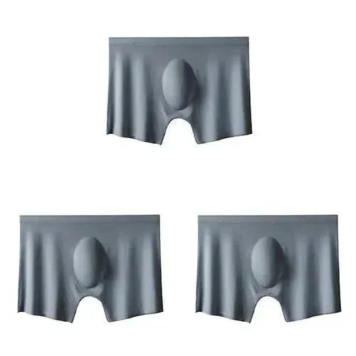 Kit com 3 Cuecas Boxers Antiodor e Antibacterianas Ice Man™ em Seda Gelo / As campeãs em Frescor, Elasticidade e Conforto!