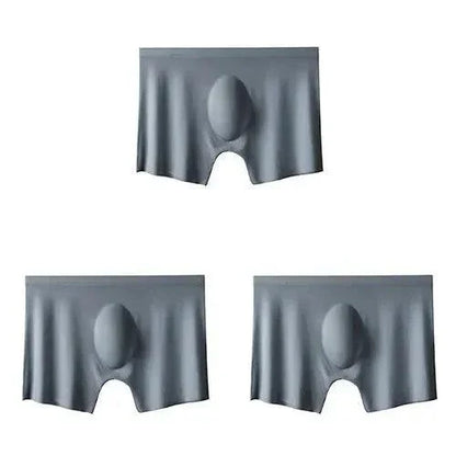 Kit com 3 Cuecas Boxers Antiodor e Antibacterianas Ice Man™ em Seda Gelo / As campeãs em Frescor, Elasticidade e Conforto!