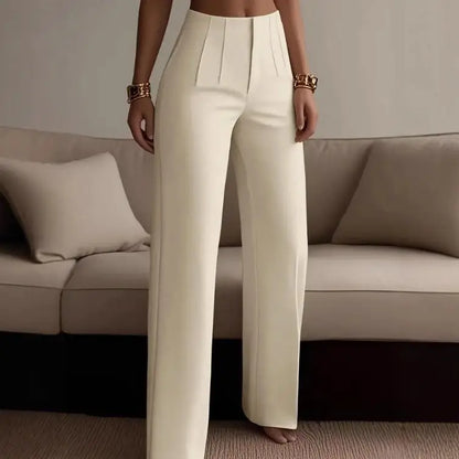 Calça Monvera™ Em Alfaiataria Premium com Cintura Esculpida