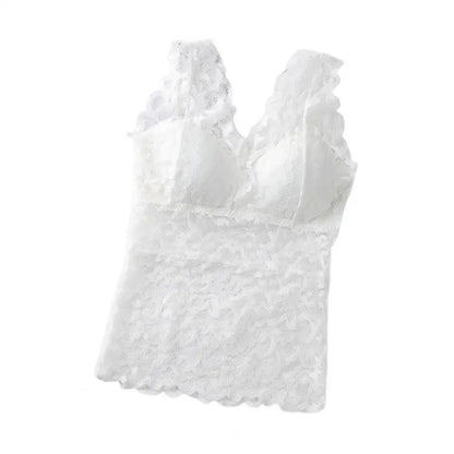 [COMPRE 1 E LEVE 3] Blusinha BellaLace™ com Bojo Embutido e Renda Suave / Sensualidade e Conforto em Cada Curva!
